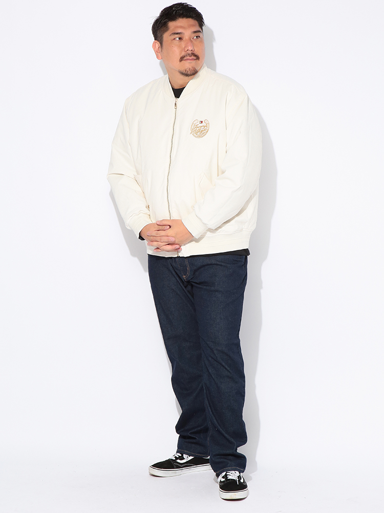 大きいサイズメンズ洋服のサカゼン アウター ブルゾン 中綿ジャケット 羽織 秋 冬 TOMMY HILFIGER（トミーヒルフィガー） 