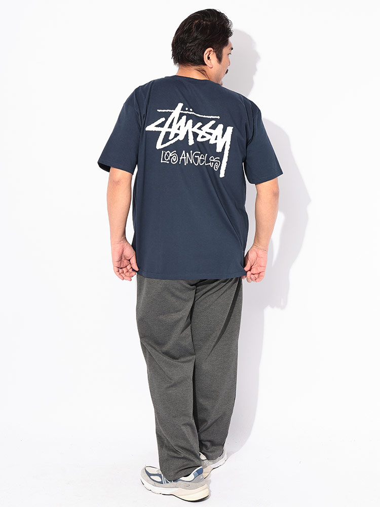 Tシャツ 半袖 メンズ 大きいサイズ STUSSY バックロゴプリント STOCK
