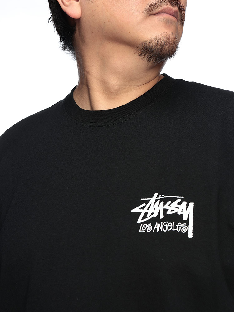 Tシャツ 半袖 メンズ 大きいサイズ STUSSY バックロゴプリント STOCK
