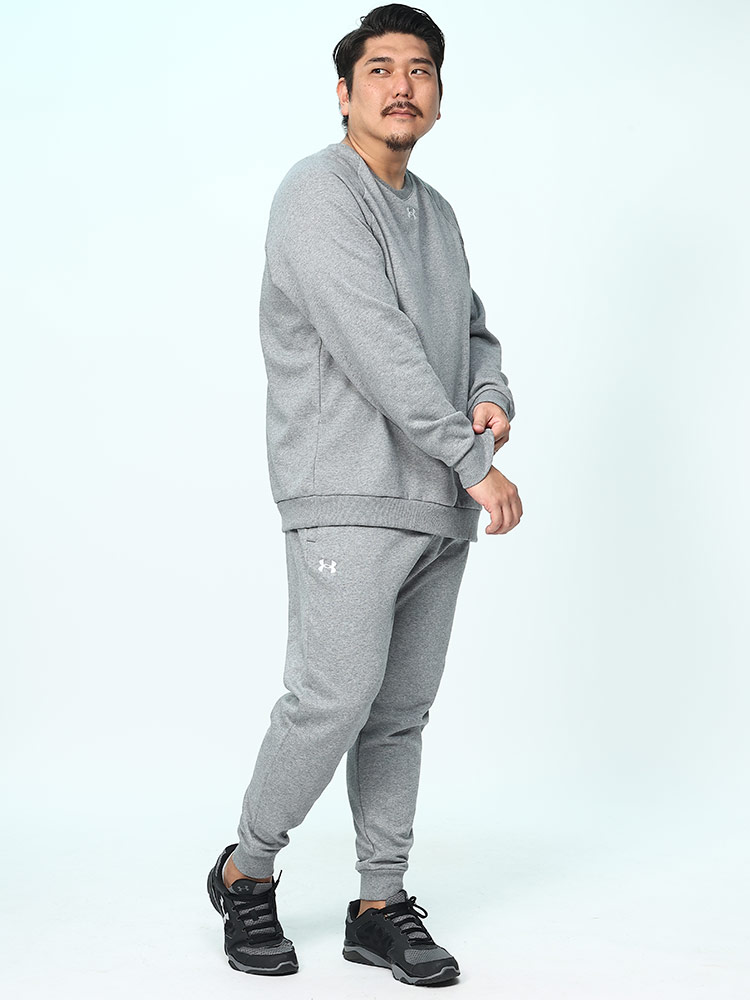 アンダーアーマー USA規格 スウェットパンツ 大きいサイズ メンズ LOOSE 裏起毛 RIVAL FLC JOGGER ロングパンツ UNDER  ARMOUR