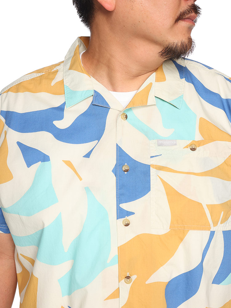 Columbia コロンビア アロハシャツ 大きいサイズ メンズ 総柄