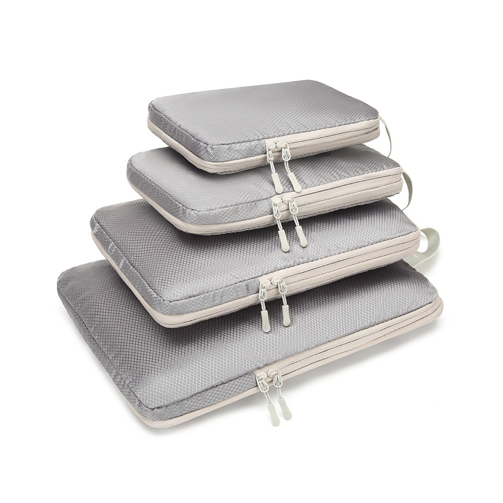最安値週間 圧縮ポーチ 4点セット トラベルポーチ 圧縮 圧縮袋 旅行用 着替え ガジェットポーチ 収納ポーチ 旅行用ポーチ インナーバッグ 収納 | ブランド登録なし | 03