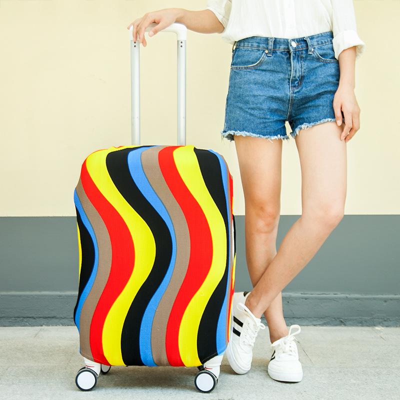 スーツケースカバー 伸縮 S XL キャリーケース 大きい 小さい 簡単着脱 カラフル かわいい 目立つ コロコロ 旅行 鞄 袋 シンプル｜btstoreosk｜02