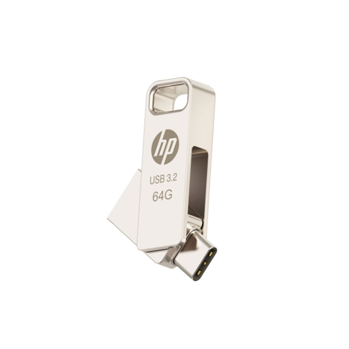 HP 64GB USB3.2対応 Type-C + A デュアルUSBメモリ 最大読出速度
