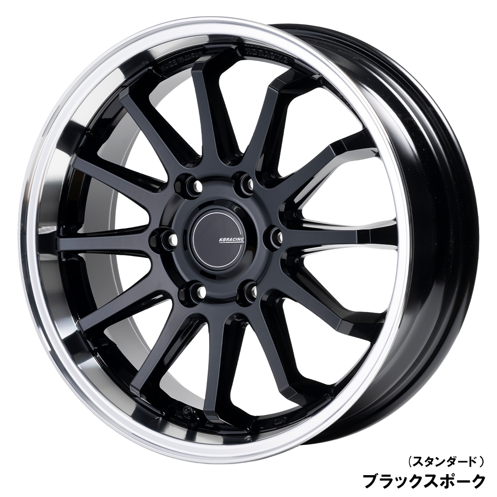 KBRACING S-12 × ヨコハマパラダPA03 タイヤホイール4本セット