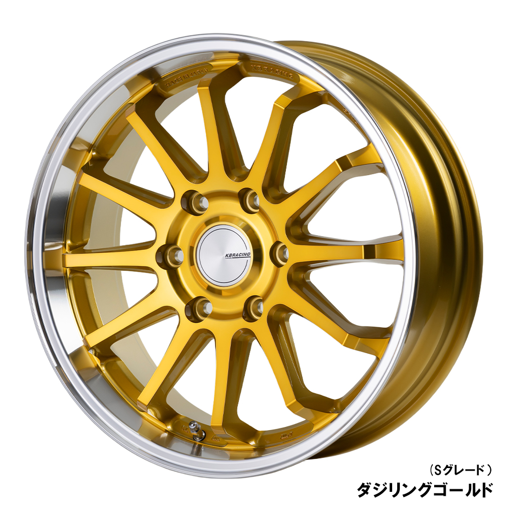 KBRACING S-12 × ヨコハマパラダPA03 タイヤホイール4本セット【S 