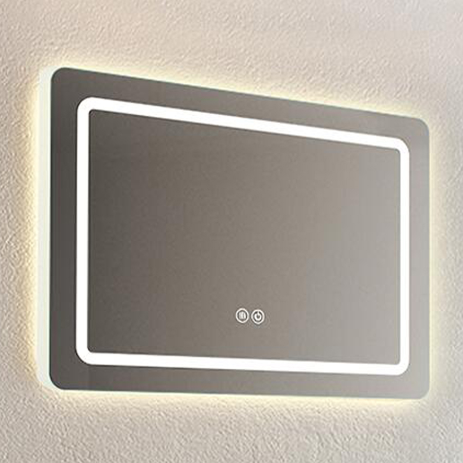 ミルオ君の鏡工房 led ミラー 洗面 壁掛け 洗面鏡 ミラーライト led