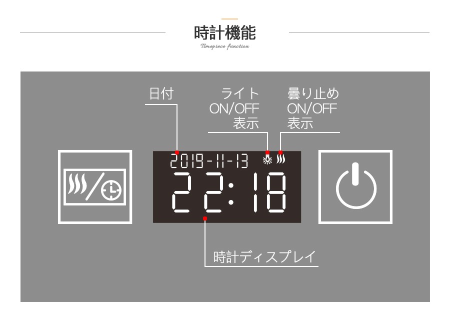 ミルオ君の鏡工房 ledミラー 丸鏡 50cm 壁掛け 化粧鏡 ライト
