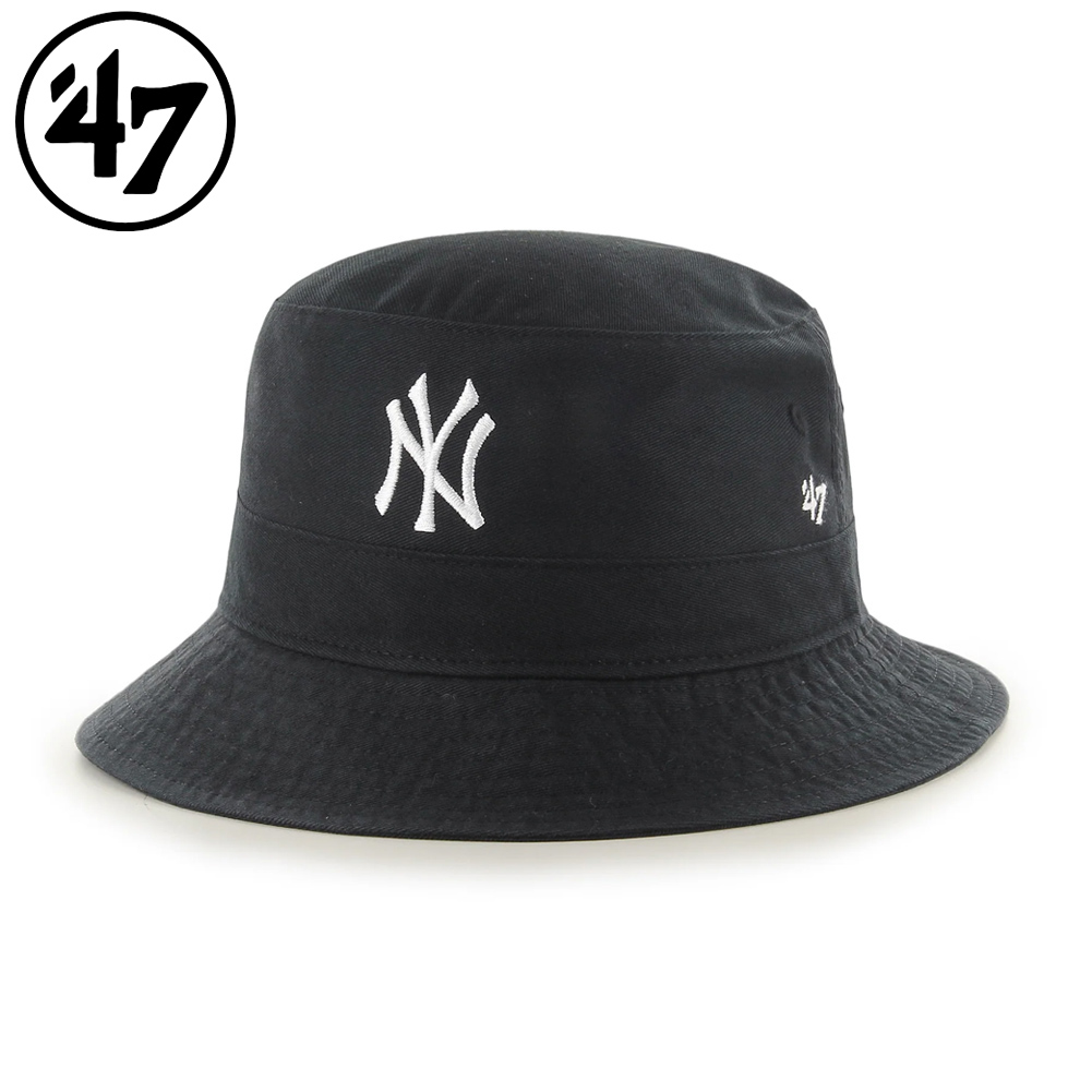'47 フォーティーセブン ハット YANKEES '47 BUCKET HAT CAP バケットハット キャップ 帽子 ヤンキース ブラック ネイビー 単品購入の場合はネコポス便発送｜buddy-stl｜02