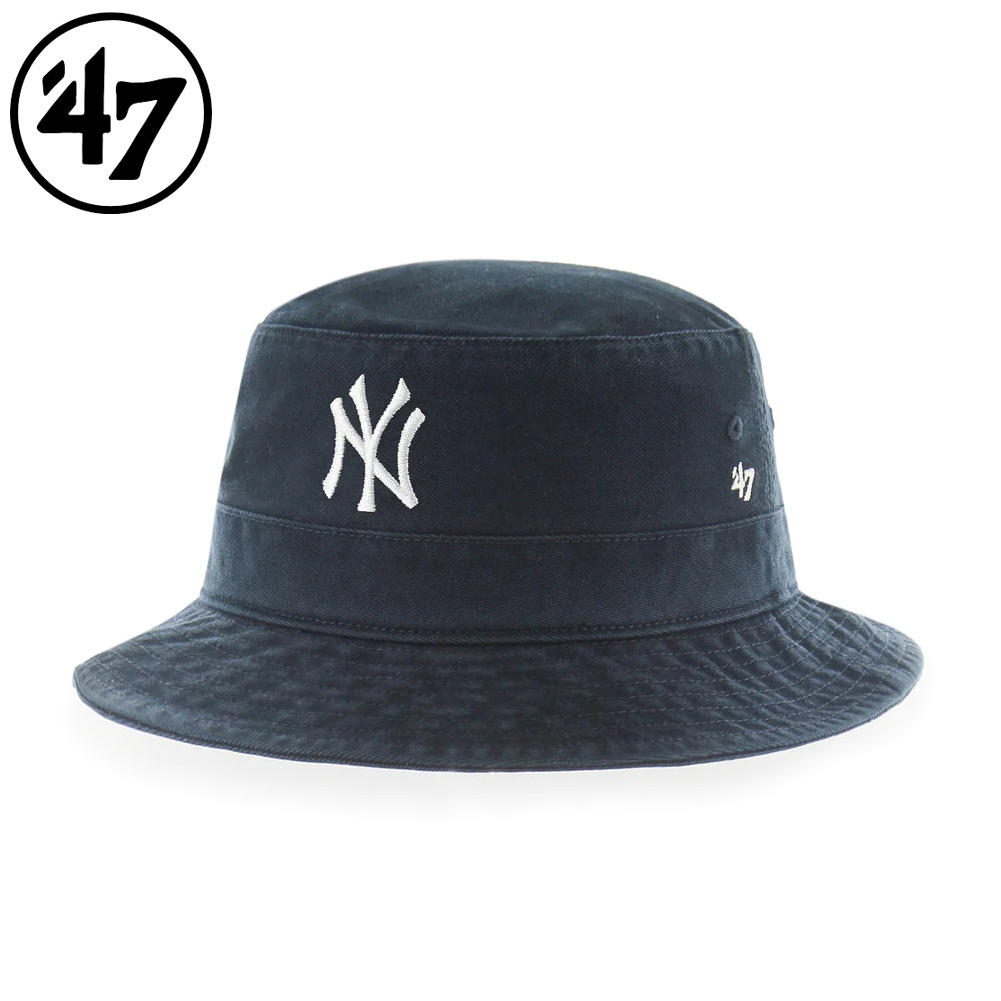 '47 フォーティーセブン ハット YANKEES '47 BUCKET HAT CAP バケットハット キャップ 帽子 ヤンキース ブラック ネイビー 単品購入の場合はネコポス便発送｜buddy-stl｜03