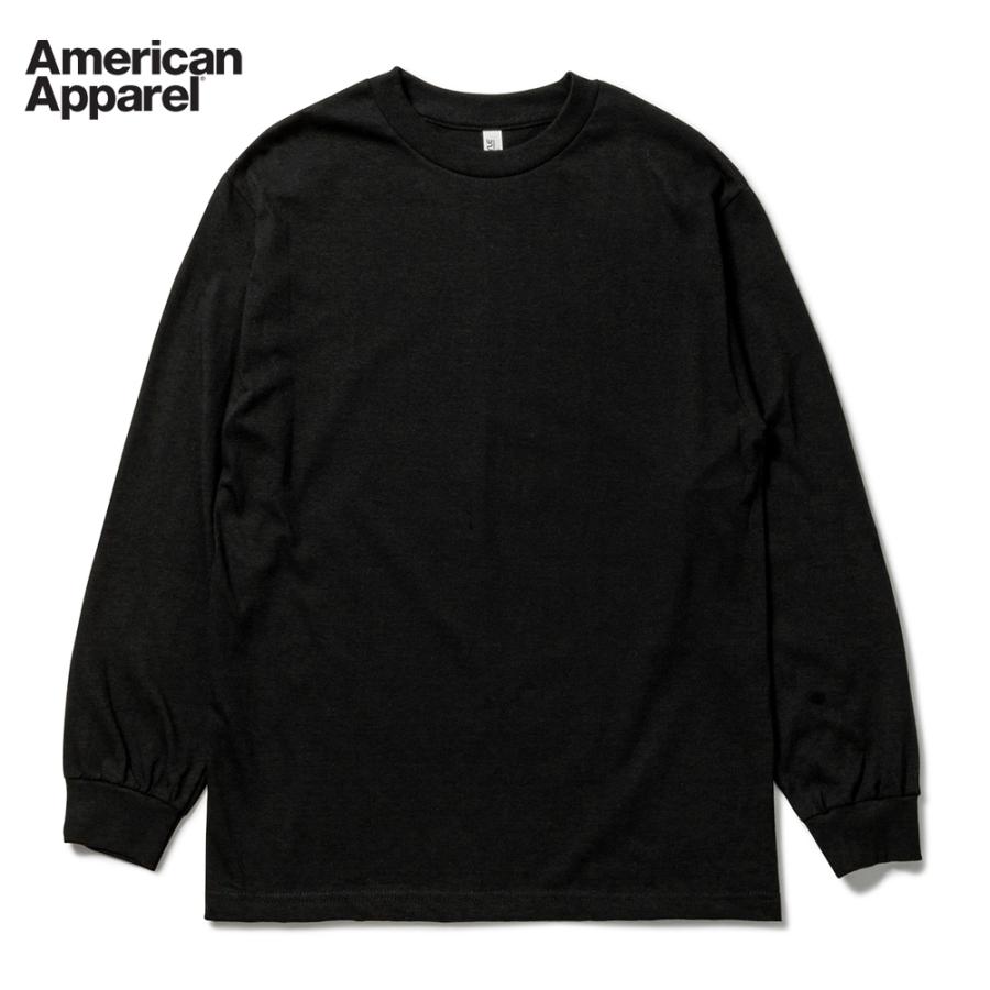 American Apparel アメリカン アパレル ロンT 6.0oz Long Sleeve T-Shirt 6.0オンス 長袖 無地Tシャツ S-2XL AA1304 アメアパ ネコポス便対応可｜buddy-stl｜02