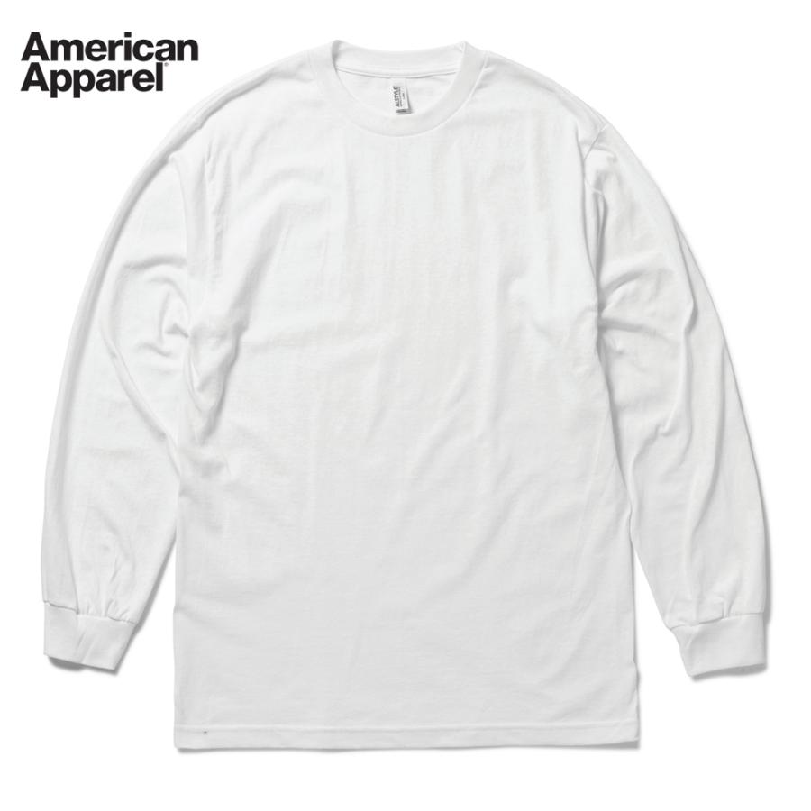 American Apparel アメリカン アパレル ロンT 6.0oz Long Sleeve T-Shirt 6.0オンス 長袖 無地Tシャツ S-2XL AA1304 アメアパ ネコポス便対応可｜buddy-stl｜03