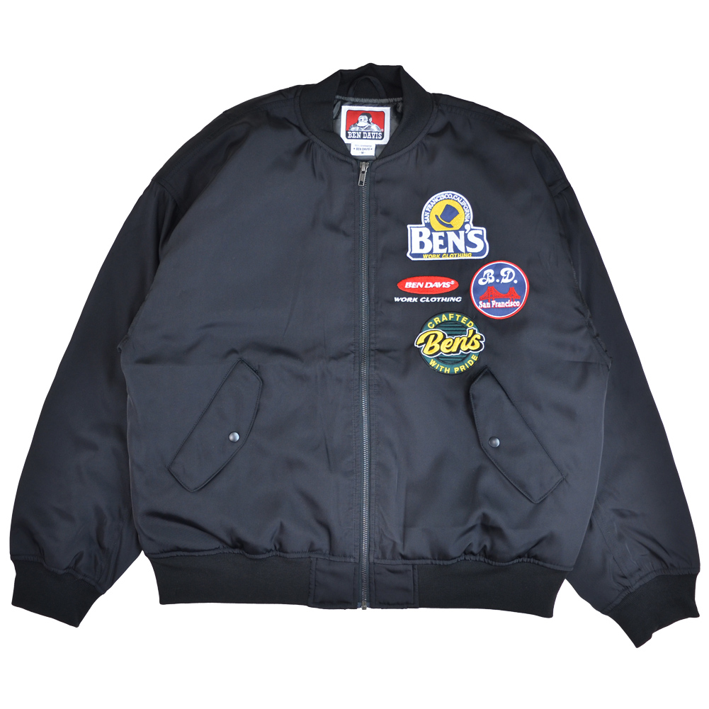 BEN DAVIS ベンデイビス ジャケット CUSTOMIZED MA-1 JACKET カスタマ...