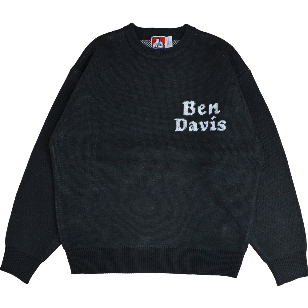 BEN DAVIS ベンデイビス セーター DICE KNIT TOP SWEATER クルーネック ニット セーター I-23380023