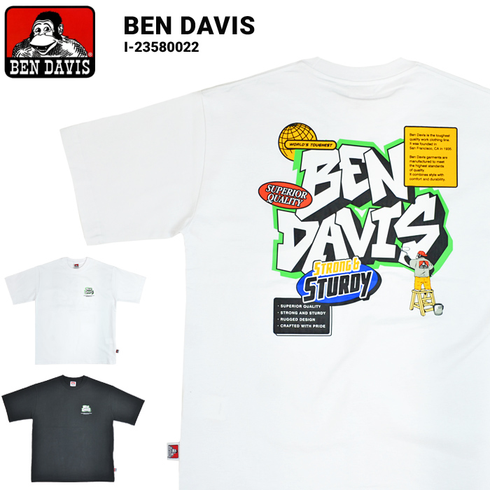 BEN DAVIS ベンデイビス Tシャツ OVERLAP S/S TEE 半袖 カットソー