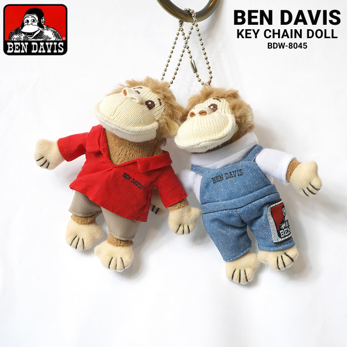 BEN DAVIS ベンデイビス キーチェーン ドール KEY CHAIN DOLL ゴリラ 