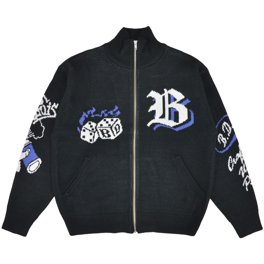 BEN DAVIS（ベンデイビス） ニットジャケット SCRIBBLED KNIT JACKET