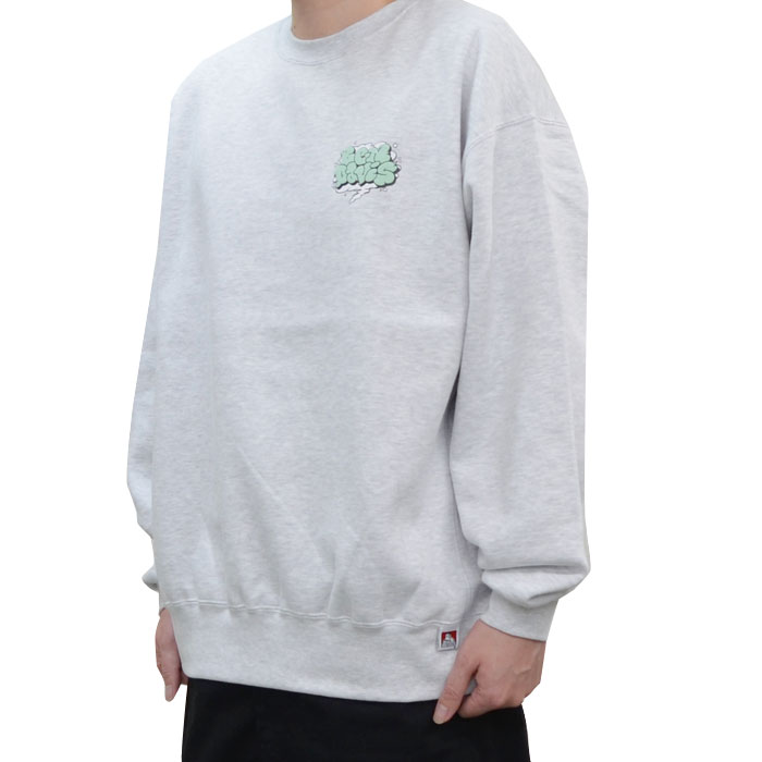 BEN DAVIS（ベンデイビス） スウェット SMOKE LOGO CREW SWEAT