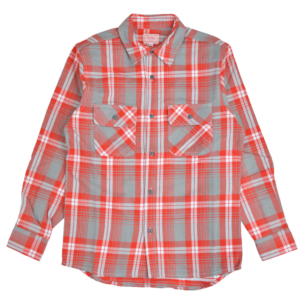 BIG MIKE ビッグマイク ネルシャツ HEAVY FLANNEL SHIRTS ヘビー フランネルシャツ チェックシャツ M-XL  102235206