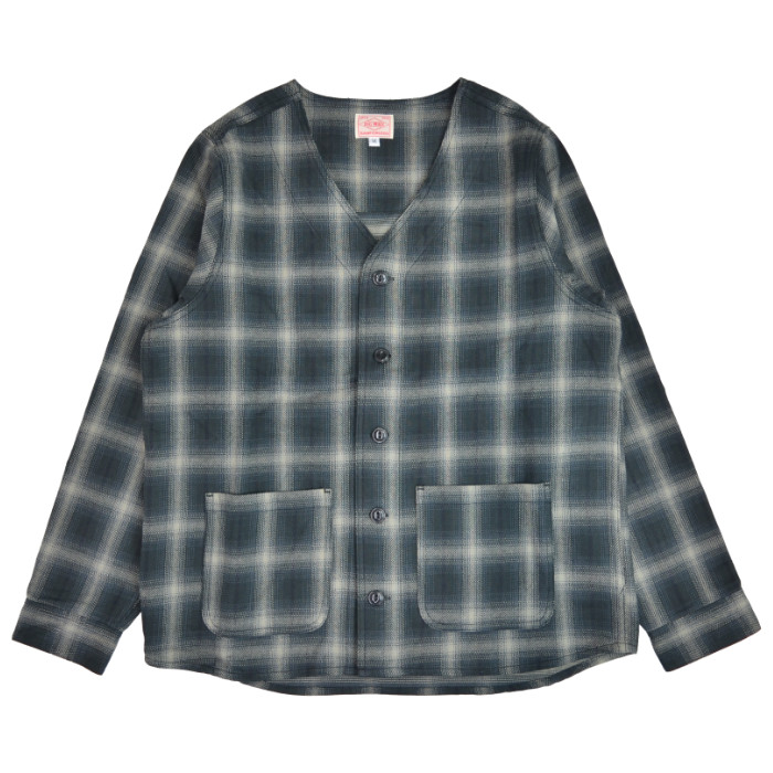 Lサイズ　ビッグマイク　BIG MIKE カーディガン　ブラック　新品 BIG MIKE カーディガン ビッグマイク/ HEAVY FLANNEL CARDIGAN