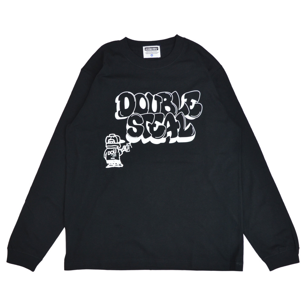 DOUBLE STEAL ダブルスティール ロンT GRAFFITI DOUBZ LOGO L/S T 