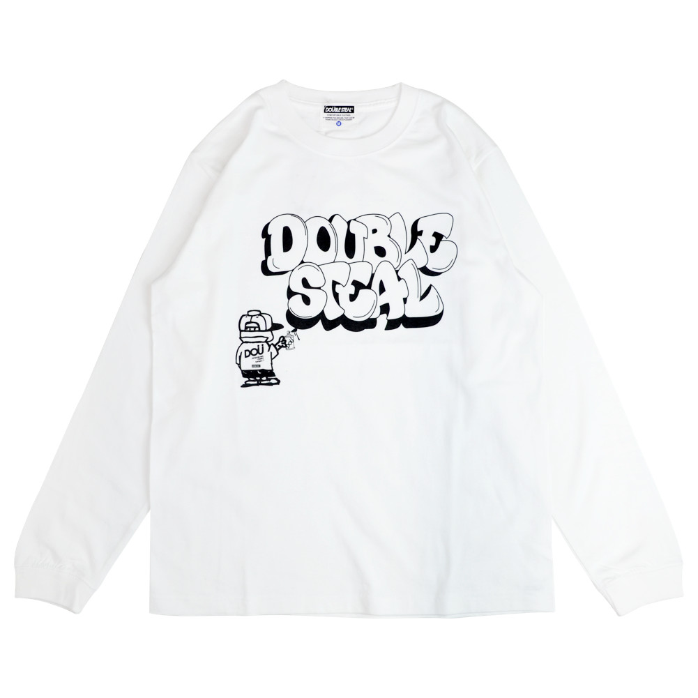 DOUBLE STEAL（ダブルスティール） ロンT GRAFFITI DOUBZ LOGO L/S T