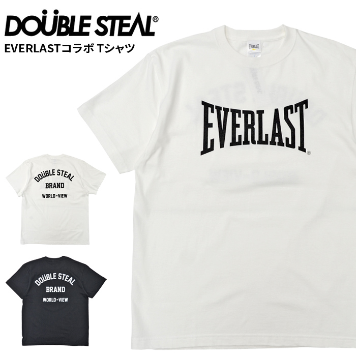 DOUBLE STEAL × EVERLAST ダブルスティール × エバーラスト Tシャツ S/S T-SHIRT TEE 半袖 カットソー  933-12046 単品購入の場合はネコポス便発送