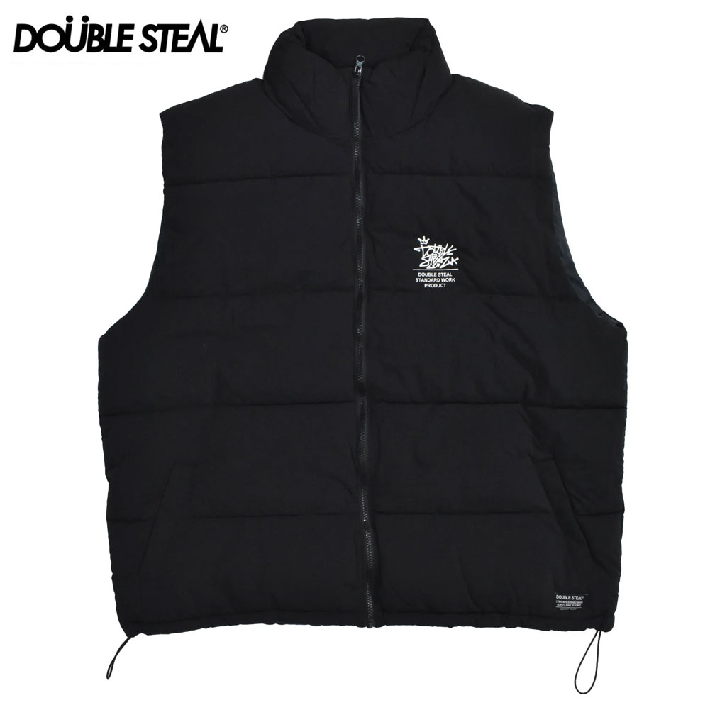 DOUBLE STEAL ダブルスティール ベスト TAGGING LOGO DOWN VEST ダ...