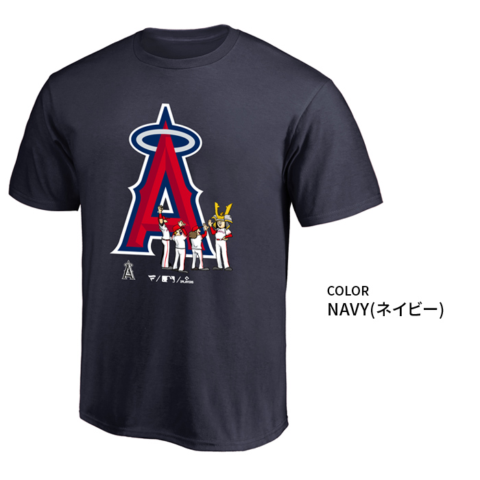 Fanatics ファナティクス Tシャツ MLB KABUTO SERIES エンジェルス ロゴ TEE 大谷翔平 野球 MLB  ML01-23SS-0041 単品購入の場合はネコポス便発送