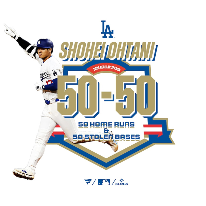 Fanatics（ファナティクス） Tシャツ 大谷翔平 50-50 Club 達成記念T