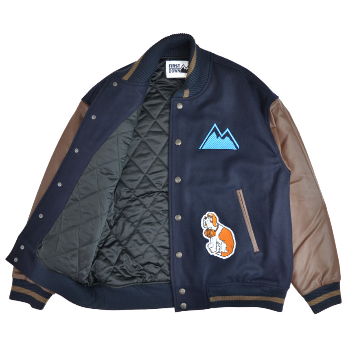 MIDAS ダウンジャケット FIRST DOWN USA ファーストダウン ジャケット VIRSITY JACKET BY