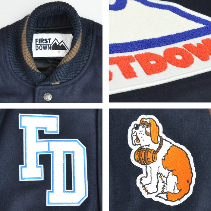 FIRST DOWN USA ファーストダウン ジャケット VIRSITY JACKET BY