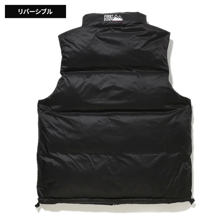 FIRST DOWN バブルダウンベスト FIRST DOWN USA ファーストダウン ダウンベスト BUBBLE VEST
