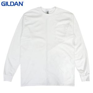 GILDAN ギルダン 6.0オンス ウルトラコットン ロングスリーブ ポケット Tシャツ Ultr...