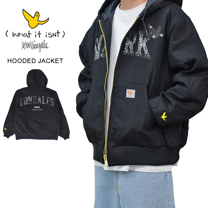 What it isNt) ART BY MARK GONZALES ジャケット HOODED JACKET フードジャケット ワークジャケット  アウター ブルゾン 2H5-62907 : gonzales-038 : buddy-stl - 通販 - Yahoo!ショッピング