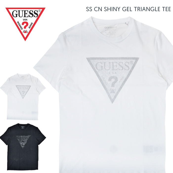 GUESS ゲス Tシャツ SS CN SHINY GEL TRIANGLE LOGO TEE 半袖 カットソー トップス M3GI33J1314  単品購入の場合はメール便発送 : guess-046 : buddy-stl - 通販 - Yahoo!ショッピング