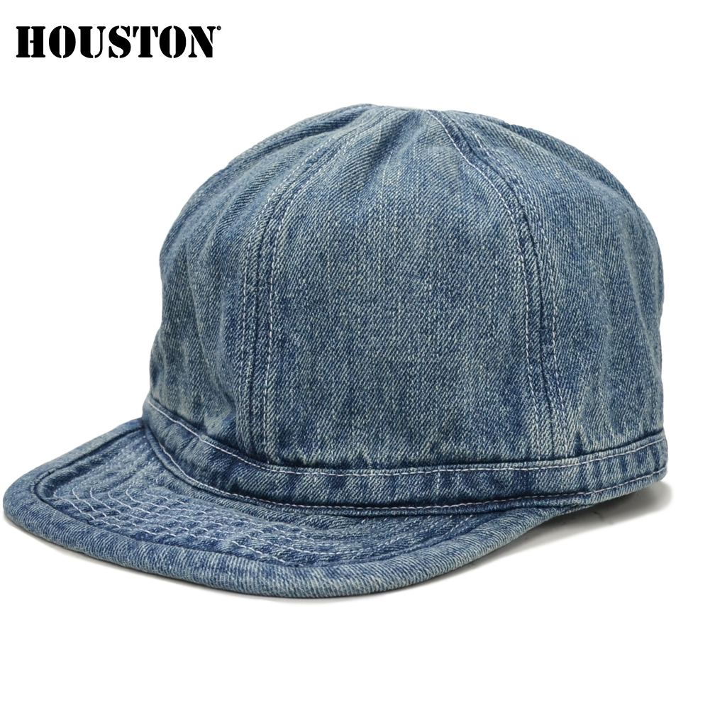 HOUSTON ヒューストン キャップ DENIM ARMY CAP デニム アーミー キャップ 帽...
