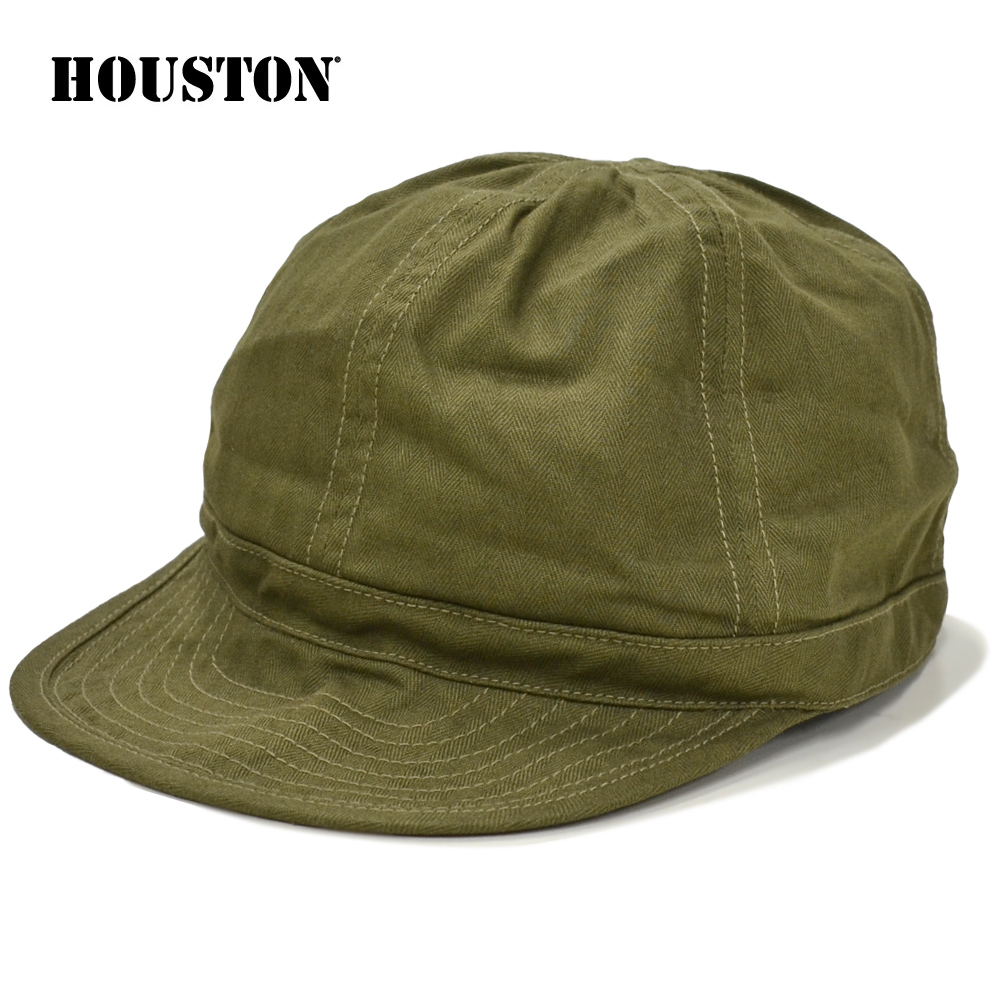 HOUSTON ヒューストン キャップ USMC HBT CAP ヘリンボーン ツイル キャップ 帽...