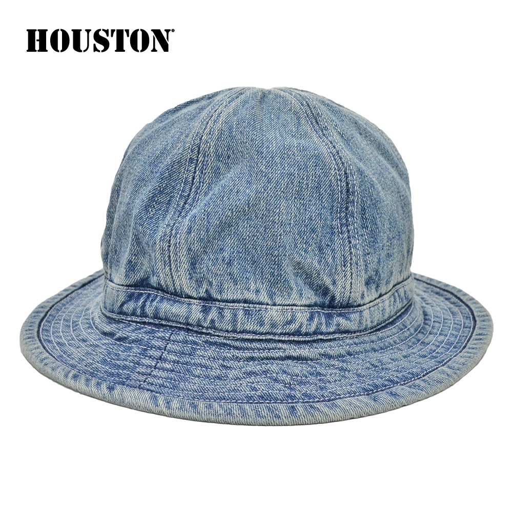 HOUSTON ヒューストン DENIM ARMY HAT デニム アーミー ハット キャップ メトロハット 帽子 6677 単品購入の場合はメール便発送 | HOUSTON | 01