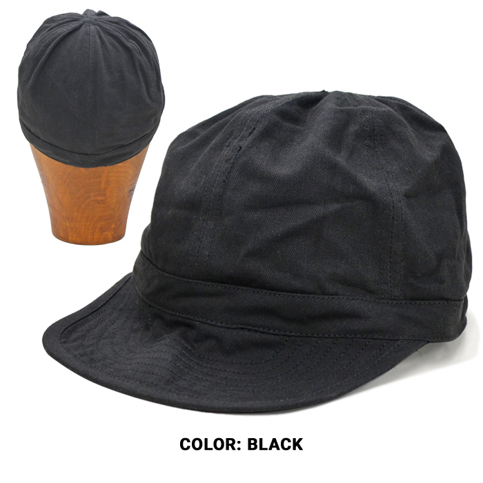 HOUSTON（ヒューストン） キャップ USMC HBT CAP ヘリンボーン ツイル