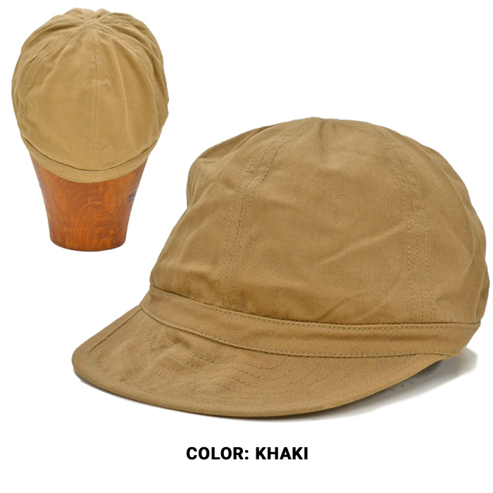 HOUSTON（ヒューストン） キャップ USMC HBT CAP ヘリンボーン ツイル