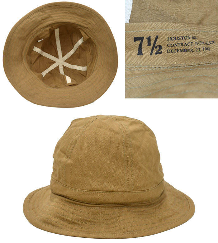 ソニーメトロハット HOUSTON ヒューストン USMC HBT HAT ヘリンボーン ツイル ハット