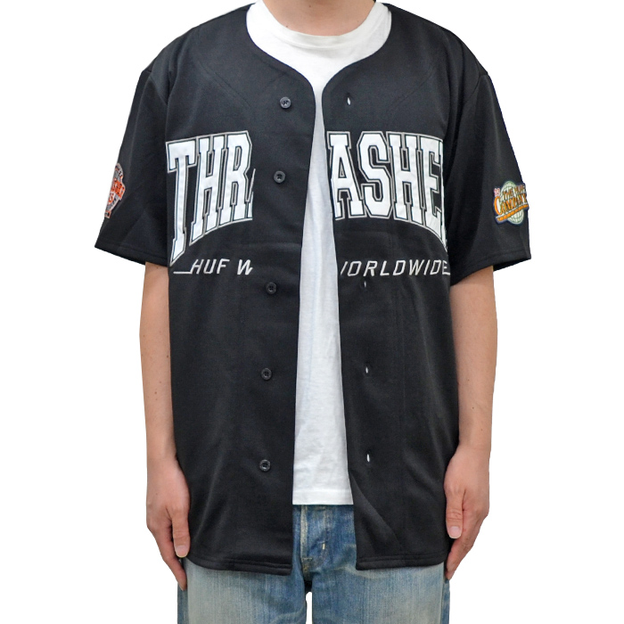 HUF × THRASHER ハフ スラッシャー ベースボール ジャージ