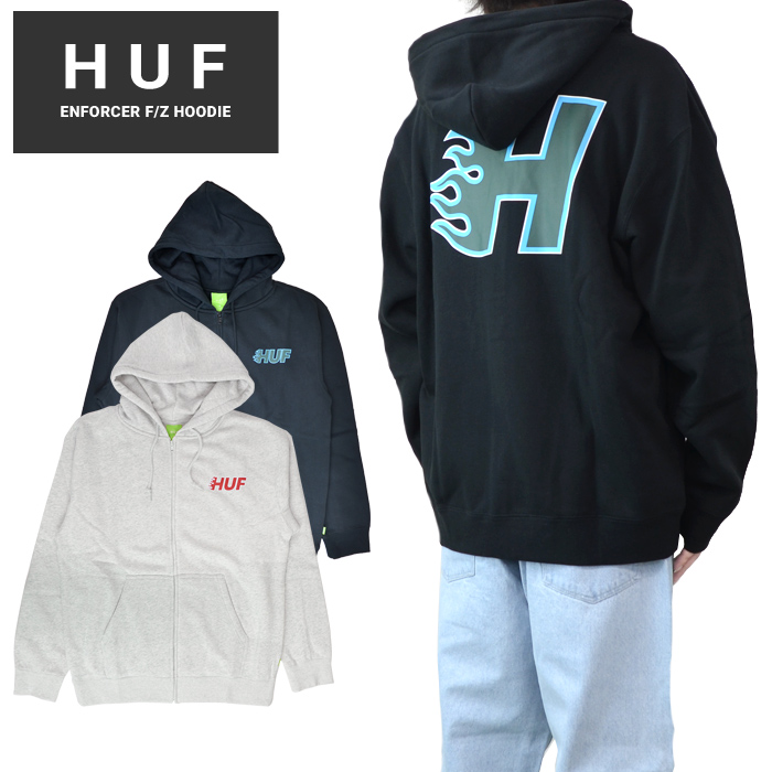 HUF ハフ パーカー ENFORCER FULL ZIP HOODIE ジップパーカー フリース スウェット PF00522 :huf-1214:buddy-stl  通販 