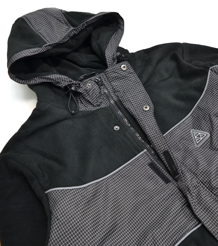 HUF アウター　フリース HUF ハフ ジャケット FLAMIN ZIP SHERPA FLEECE JACKET シェルパ