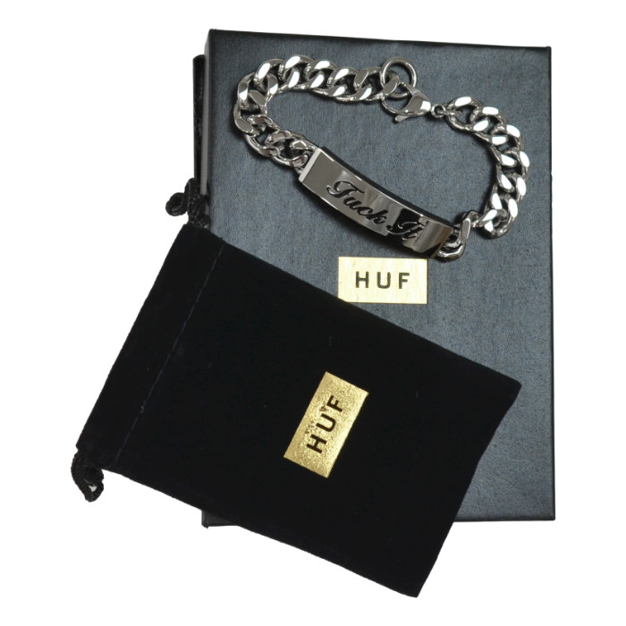 HUF ハフ ブレスレット FUCK IT ID BRACELET アクセサリー バングル