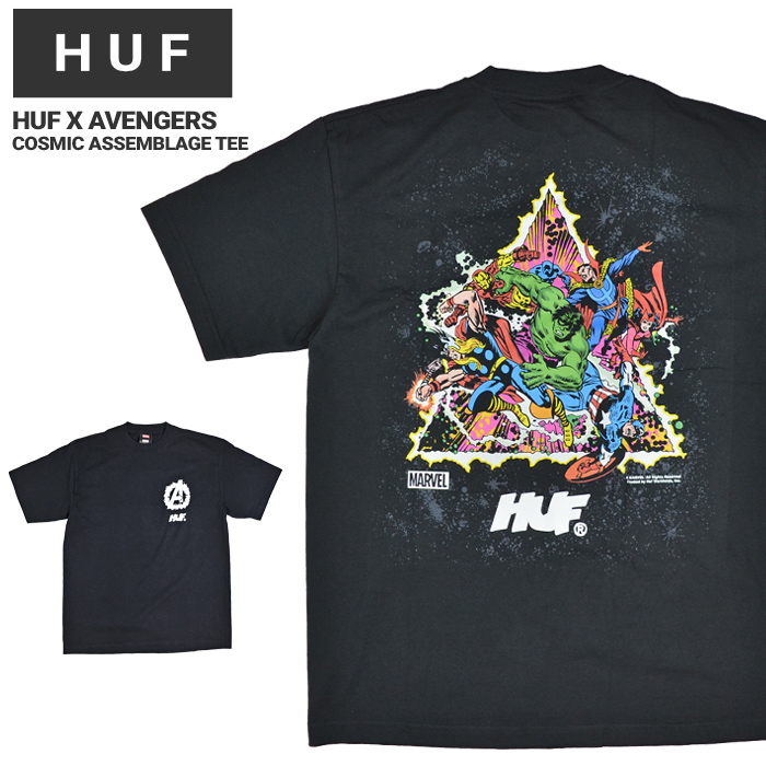 HUF AVENGERS ハフ アベンジャーズ Tシャツ COSMIC ASSEMBLAGE TEE