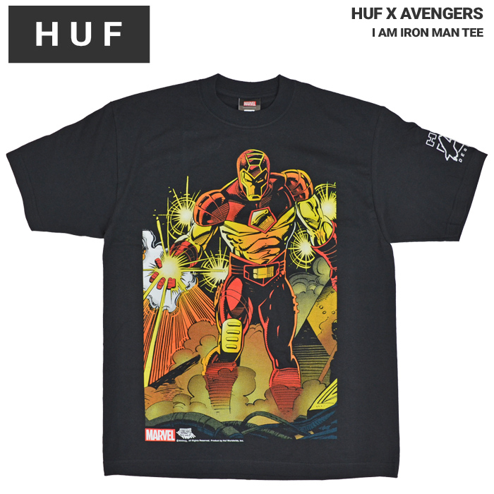 HUF AVENGERS ハフ アベンジャーズ Tシャツ I AM IRON MAN TEE 半袖  