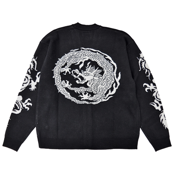 HUF ハフ カーディガン TWIN DRAGON CARDIGAN セーター ニット カットソー トップス メンズ M-XL ブラック  KN00466 : huf-1315 : buddy-stl - 通販 - Yahoo!ショッピング