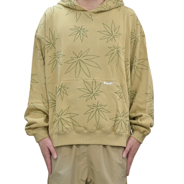 HUF（ハフ） パーカー PLANTLIFE FLEECE HOODIE フリース スウェット